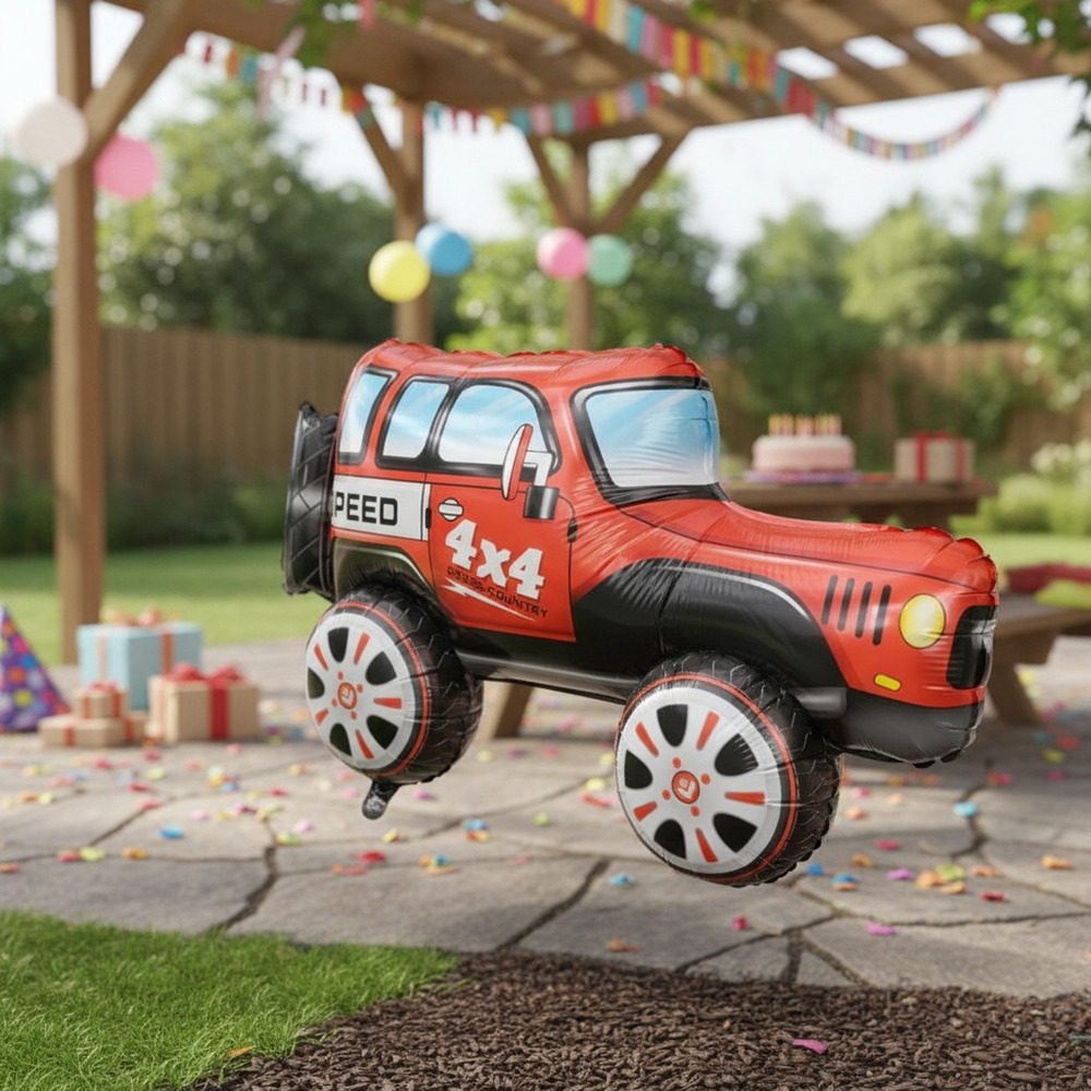 Globo Metálico 3d Figura Automóvil - Imagen 15