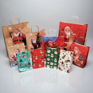 Bolsas Navideñas (pack 10) Para Regalos, Variedades Premium.