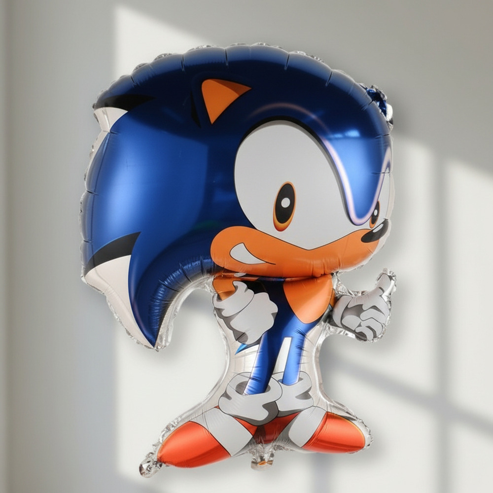 Set Globos Decoración 10 Uds Personaje Sonic - Imagen 4