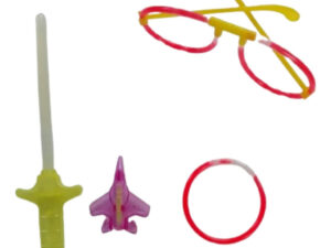 Pack Varita - Avión - Pulsera - Gafa / Fiesta / Flúor