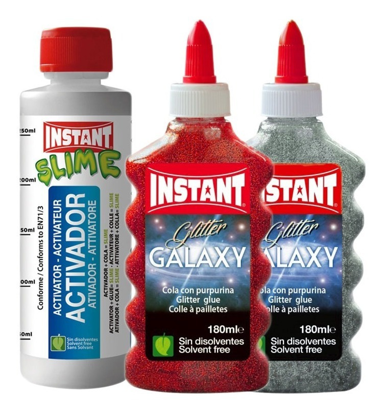 Kit Completo Para Crear Slime / Glitter / Galaxy / 360 Ml - Imagen 4