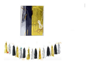 Guirnalda Decorativas Con Borlas / Flecos / 3 Colores