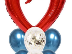 Set De Globos Decoración 7 Uds Corazón Globos Látex