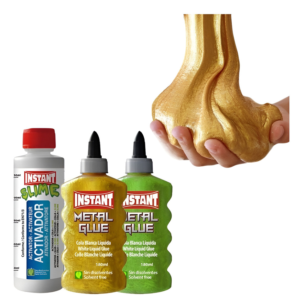 Kit Completo Para Crear Slime / Metallic / 360 Ml