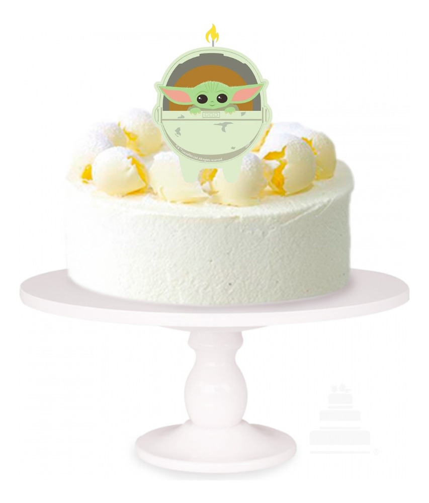 Vela Para Decoracion De Torta Con Motivo Star Wars - Imagen 2
