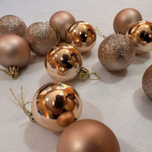 Adorno Arbol De Navidad 4cm Pack 12 Unidades