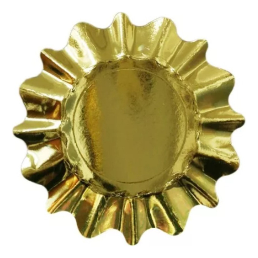 Bandeja Coctel Ondeada / Color Metalizado ( 30 Cm )