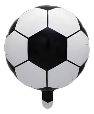 Globo Metálico Silueta Pelota Futbol