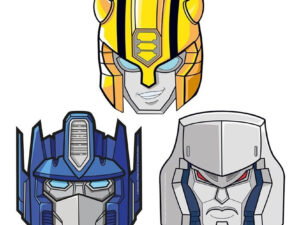 Mascaras Antifaz Para Fiesta Motivo Transformers Autobots