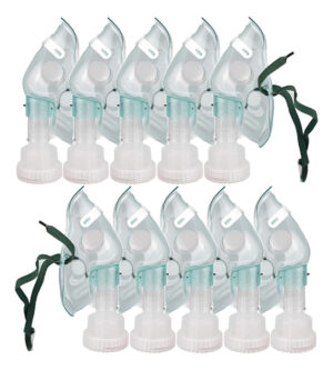 Pack 10 Uds Mascarilla De Oxigeno Para Nebulizador