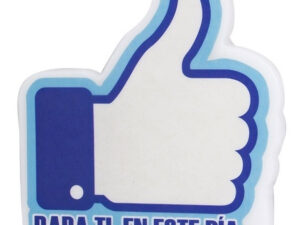 Vela Para Decoración De Torta Diseño Mano Like / Mensaje