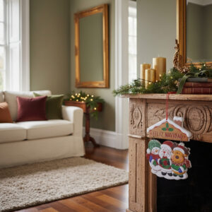 Adorno Para Decoración / Muro / Puerta / Motivo Navidad