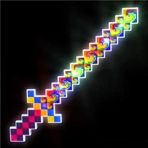 Espada Con Luz Led Y Musica / Minecraft - Imagen 2