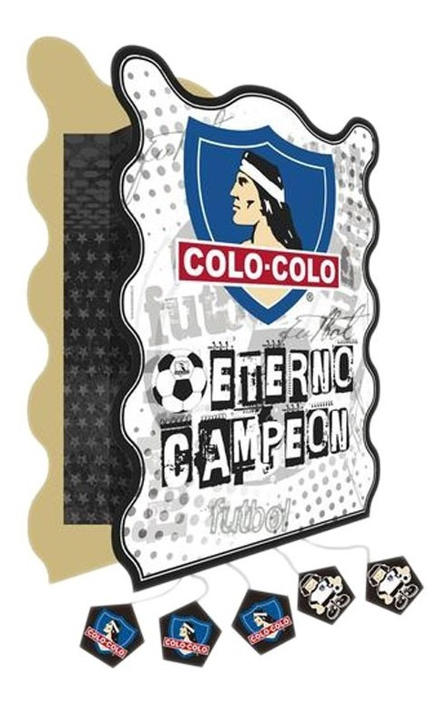 Piñata Decoración De Fiesta Motivo Colo Colo Rectangular