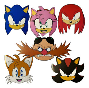 Mascaras Antifaz Para Fiesta Motivo Sonic