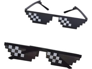 Gafas Diseño Pixelados / Decoración / Fiesta / Cotillón