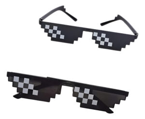 Gafas Diseño Pixelados / Decoración / Fiesta / Cotillón