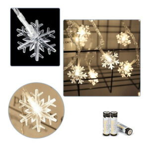 Guirnalda Con 20 Luces / Decoración Navideña / Navidad