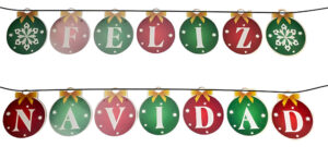 Guirnalda Feliz Navidad Variedades.