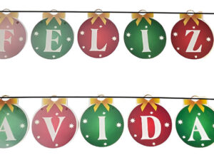 Guirnalda Feliz Navidad Variedades.