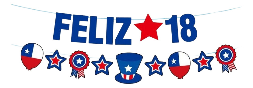 Guirnalda Para Decoración Motivo Fiestas Patrias