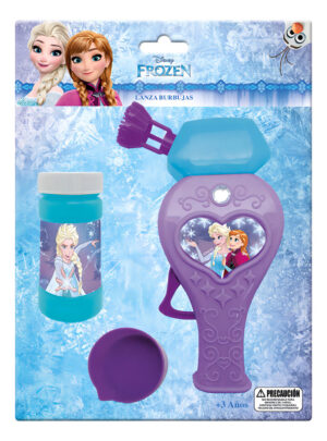 Lanza Burbujas Frozen Disney Pronobel Color Celeste