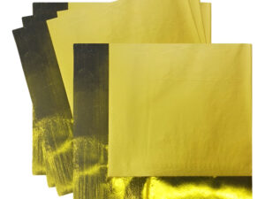 Servilletas De Papel Para Decoración Unicolor Borde Metálico