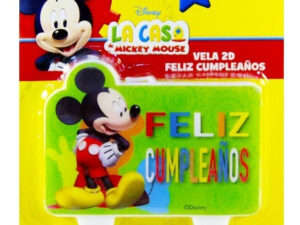 Vela Para Decoración De Torta Con Motivo Mickey Mouse 2 D