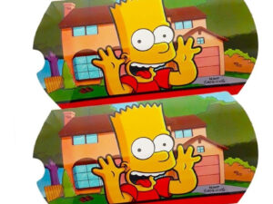 Pack 6 Uds Cajas Para Dulces / Cotillón / Motivo Simpsons