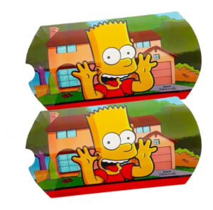 Pack 6 Uds Cajas Para Dulces / Cotillón / Motivo Simpsons