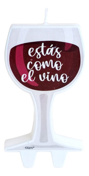 Vela Decoración Torta Estás Como El Vino!