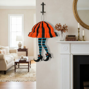 Adorno Para Decoración / Halloween / Silueta Bruja Tacón