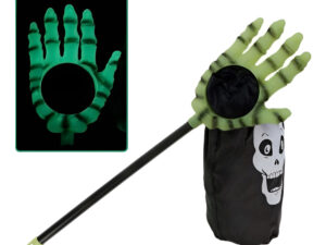 Bolsa Para Dulces Halloween Con Diseño Mano ( Fluorescente )