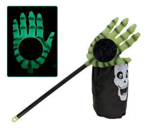 Bolsa Para Dulces Halloween Con Diseño Mano ( Fluorescente )