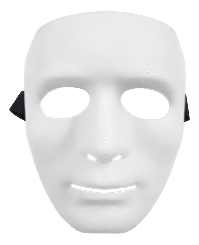 Mascaras Para Tu Disfraz Rostro Unicolor - Imagen 5