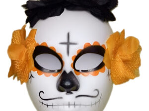 Mascara Para Tu Disfraz / Catrina / Diseño Cruz