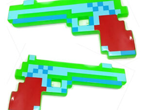 Pistola Con Luz Led Y Musica / Minecraft