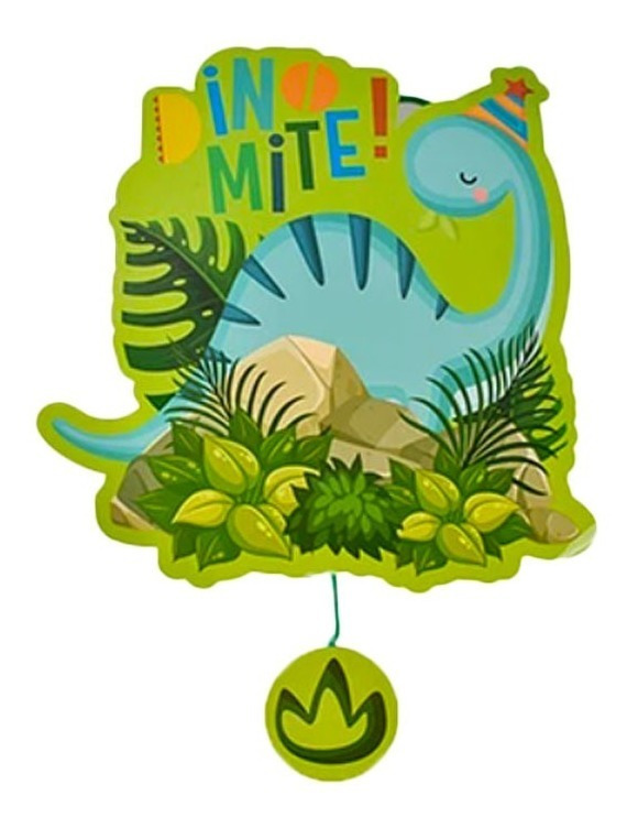 Piñata De Cumpleaños Dinosaurio 3 D