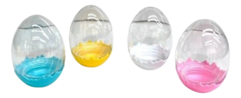 Pack 4 Uds Huevos De Pascua / Plasticos Para Rellenar