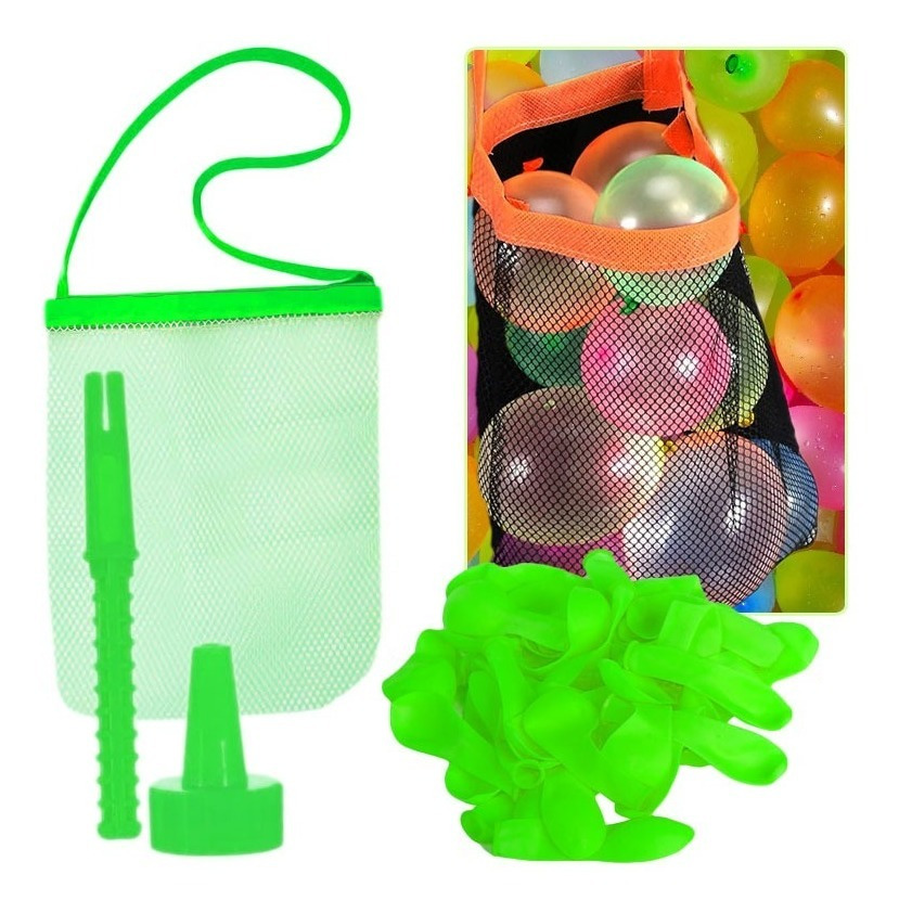 Set 60 Bombitas De Agua + Morral + Herramienta