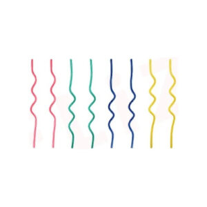Vela Para Decoración De Torta / Diseño Espiral 8 Uds