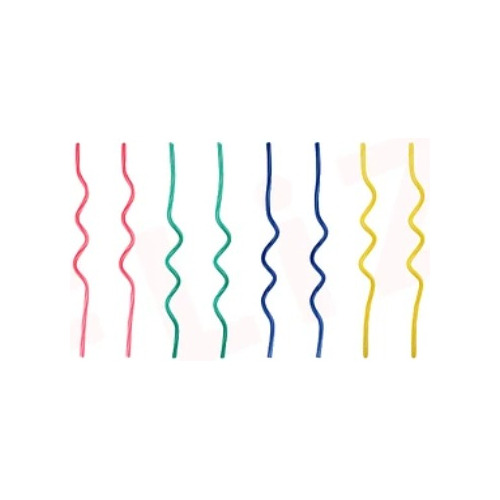 Vela Para Decoración De Torta / Diseño Espiral 8 Uds