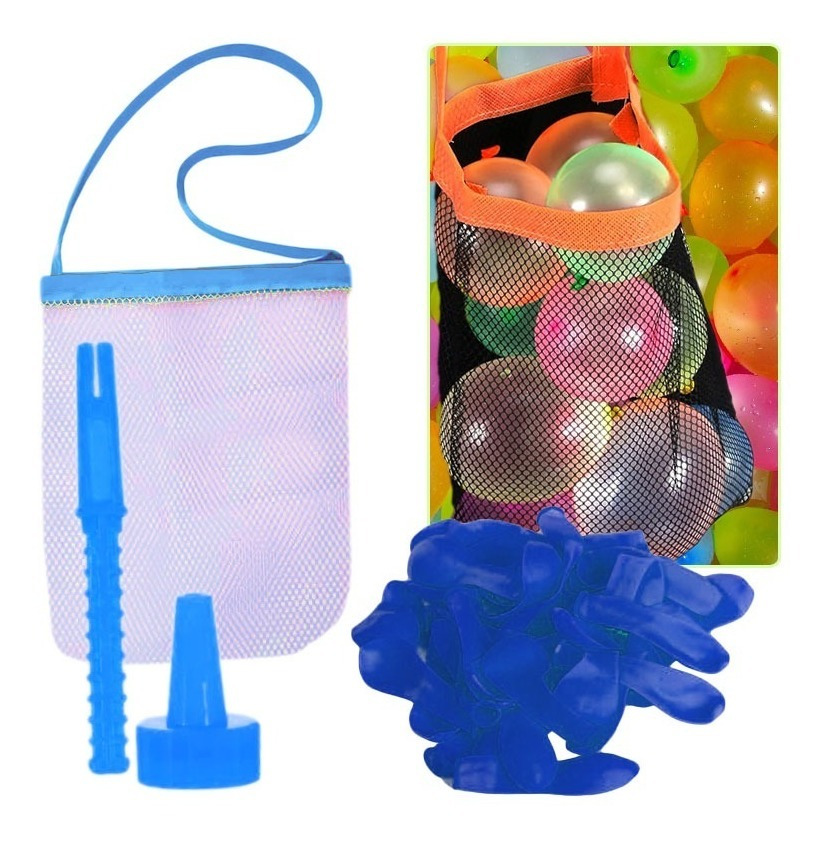 Set 60 Bombitas De Agua + Morral + Herramienta - Imagen 7