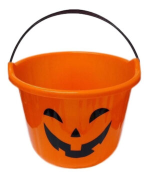 Balde Para Dulces Halloween / Calabaza / Diseño M4