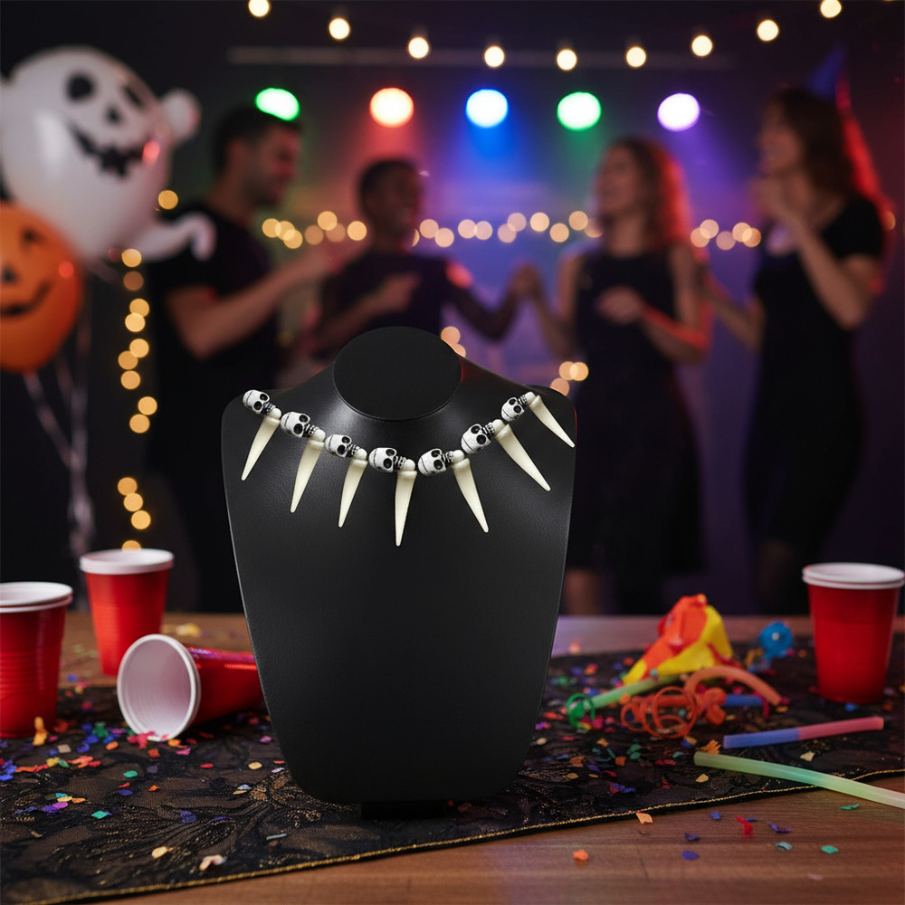 Collar Para Decoración / Fiesta / Halloween / Modelo Craneos - Imagen 2