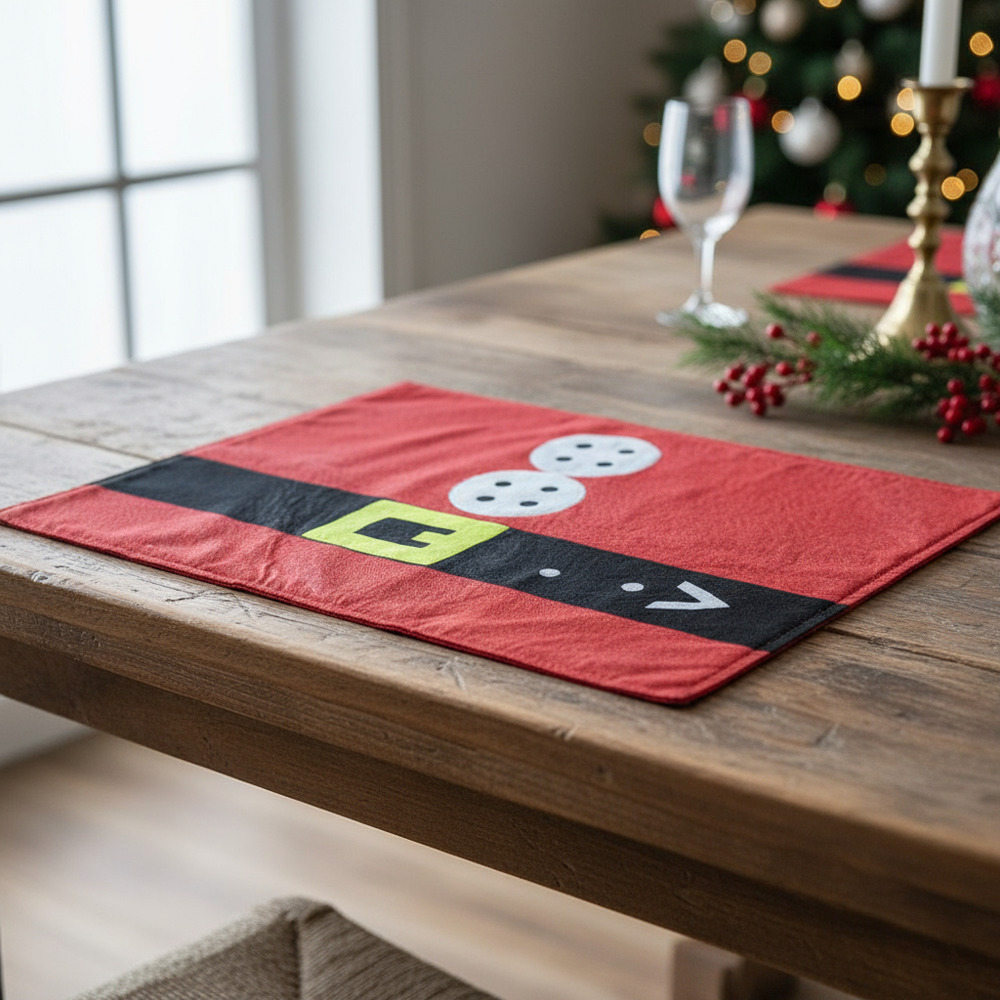 Pack 4 Individuales Mesa Navideños / Decoración Mesa Navidad - Imagen 2