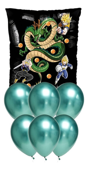 Set De Globos Decoración 7 Uds Personajes Dragon Ball Z