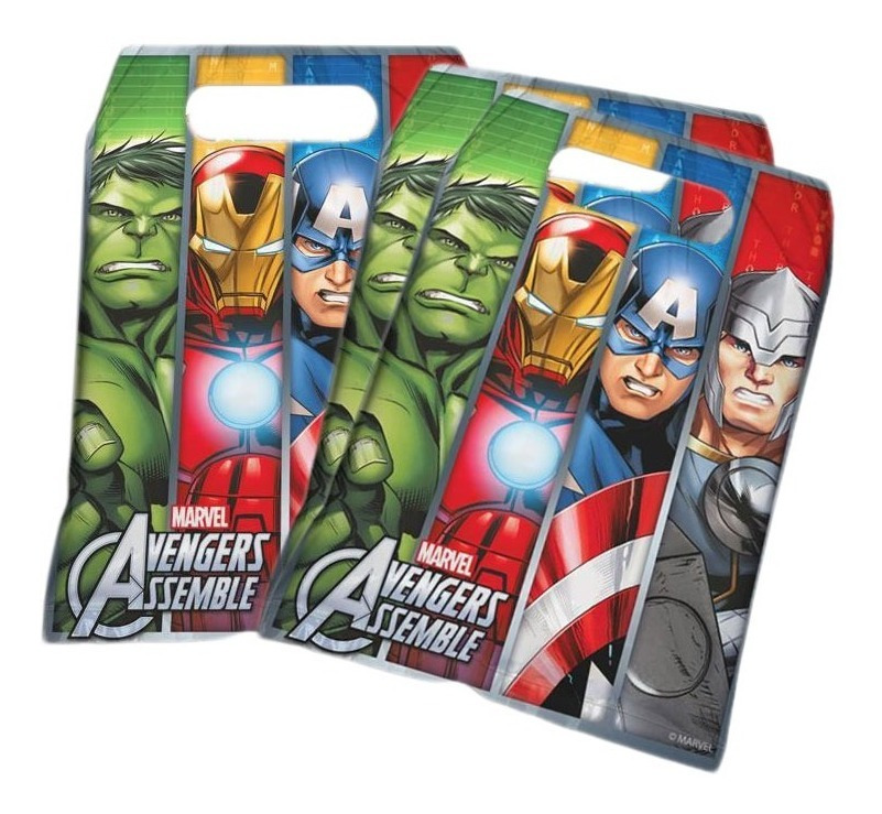 Bolsas Para Dulces Motivo Marvel Avengers