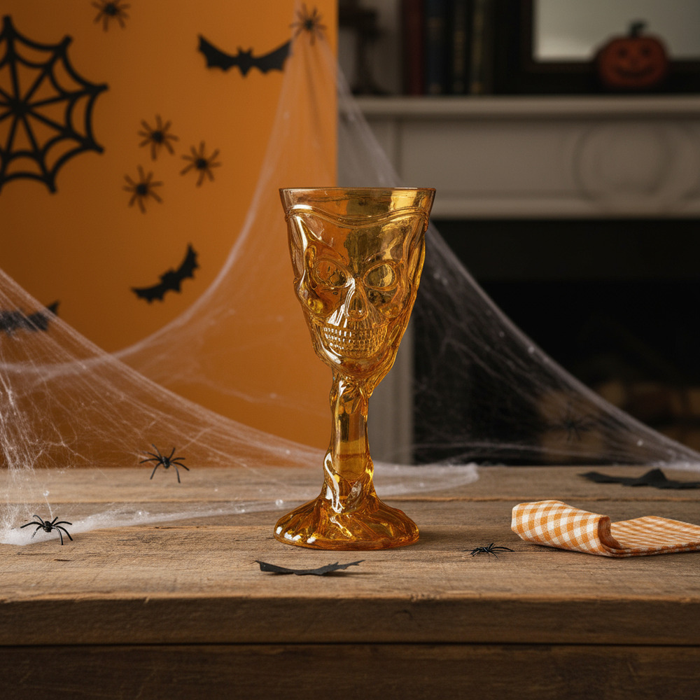 Copa Para Decoración / Fiesta Halloween / Diseño Calavera - Imagen 3