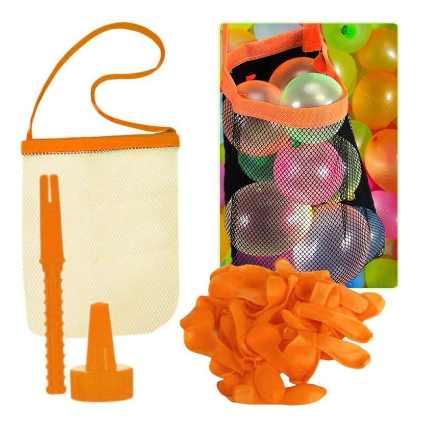 Set 60 Bombitas De Agua + Morral + Herramienta - Imagen 5